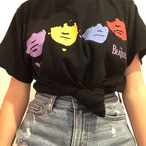 super cute vintage Beatles tshirt!